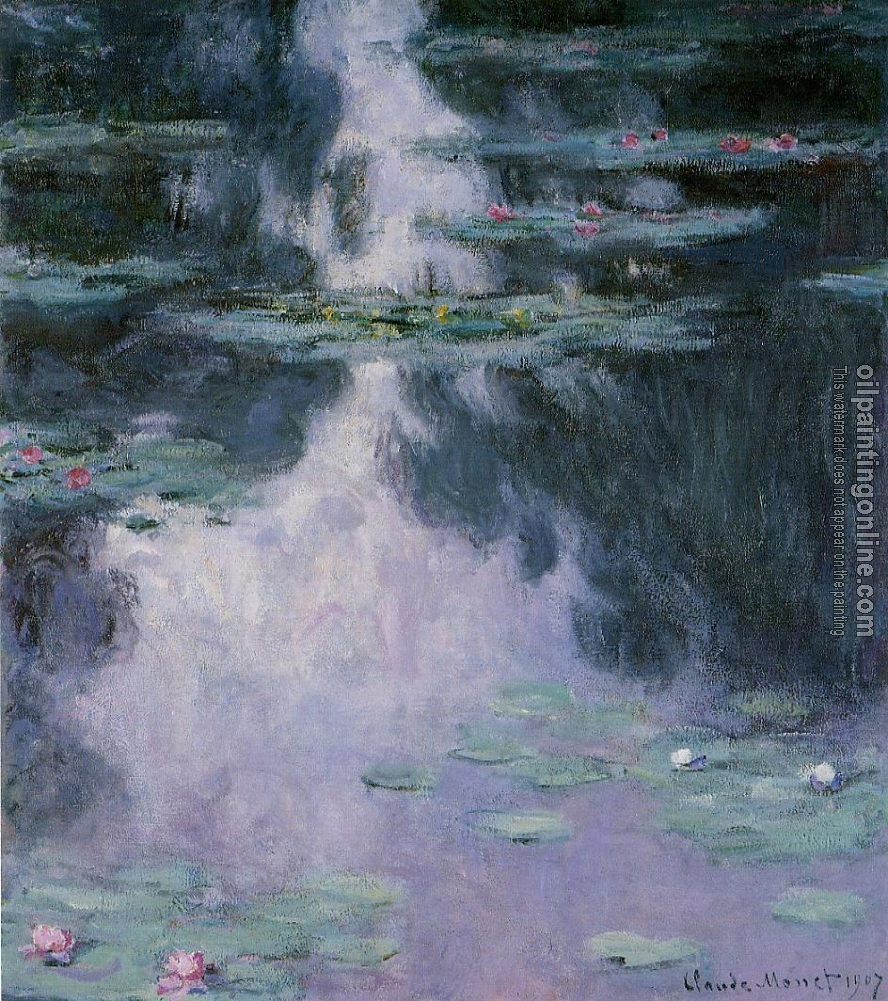 Monet, Claude Oscar - Water Lilies